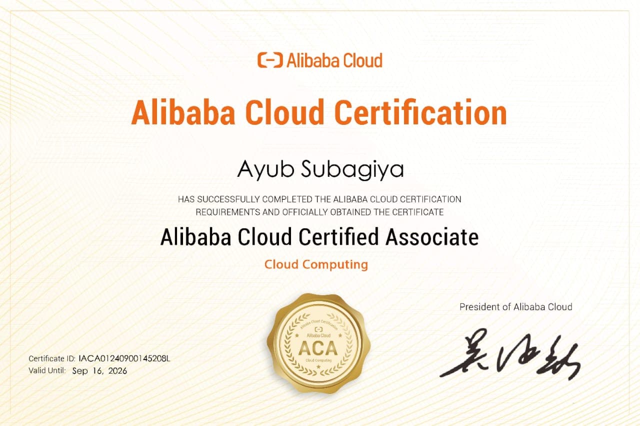 Alibaba Cloud Associate